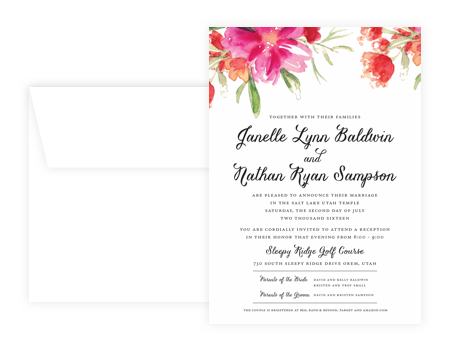 Utah Wedding Invitations | Cheap Wedding Invitations &amp; Announcements