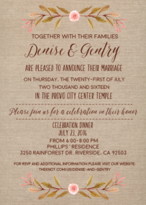 Rustic Invitations Ideas